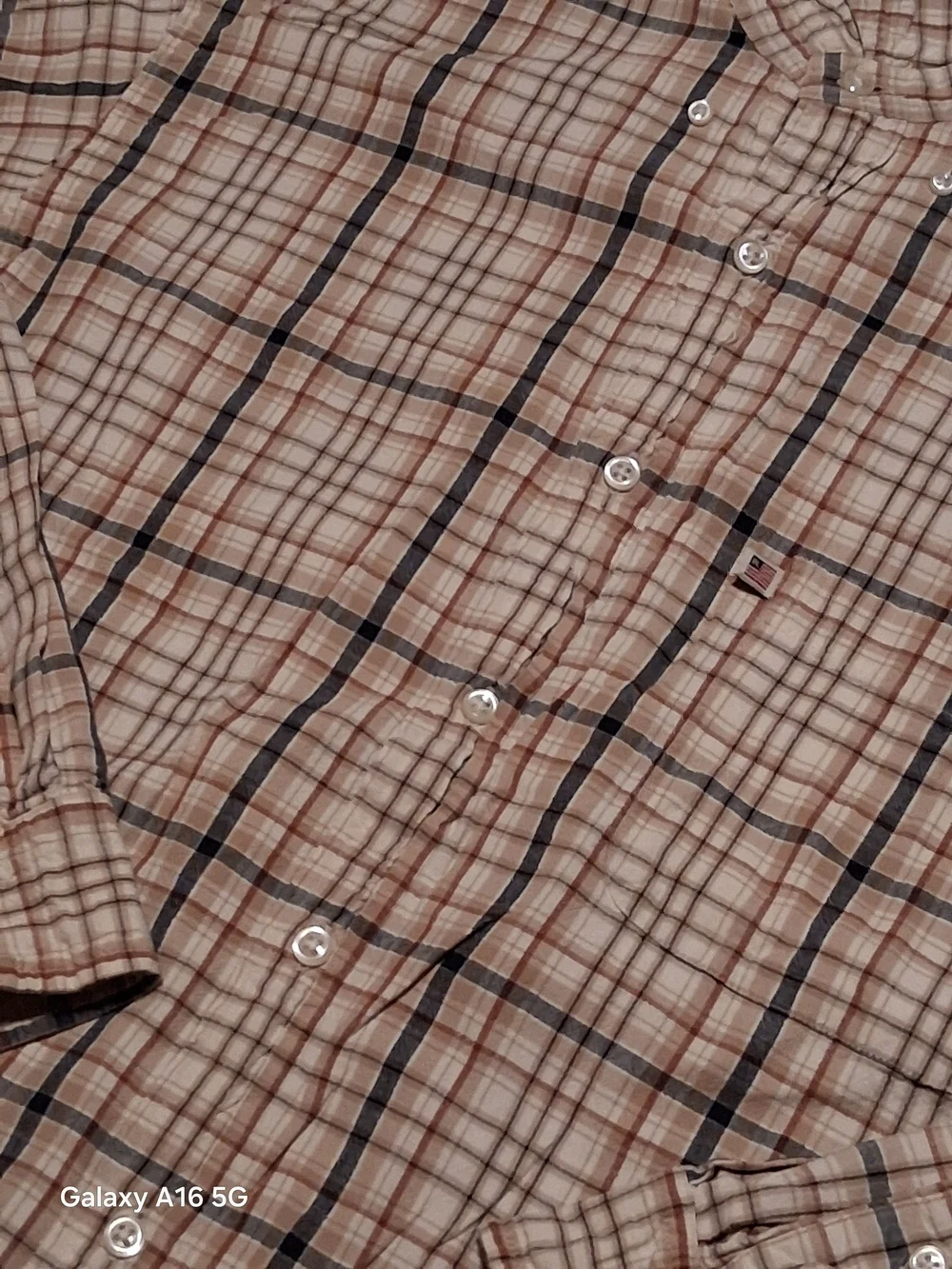 Polo by Ralph Lauren Beige Plaid Button-Down Shirt